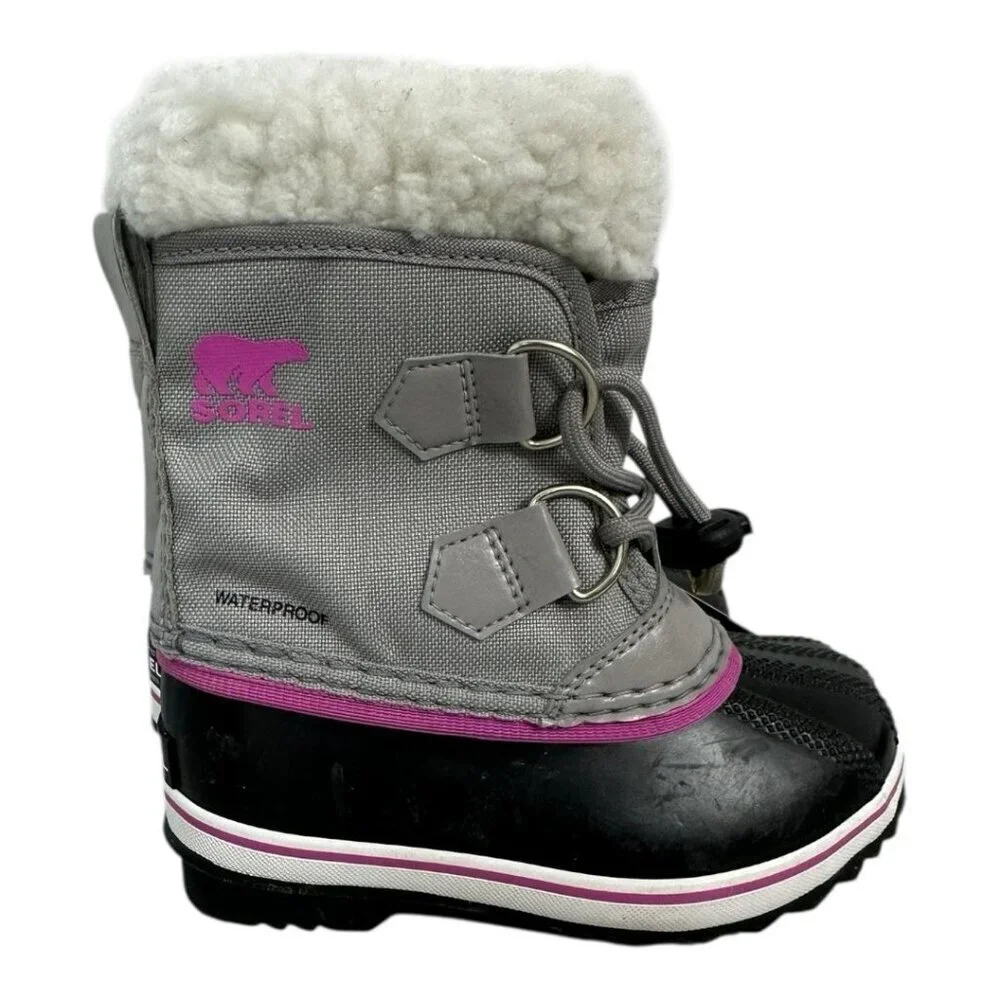 Sorel CHILDREN YOOT PAC NYLON SNOW BOOT Size 8